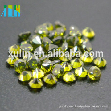 green color cz gemstone china cubic zirconia